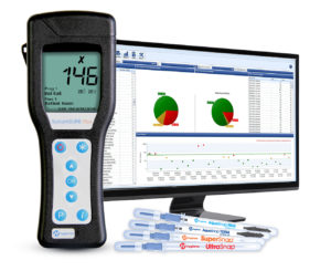 SystemSURE Plus ATP måler med analyseprogramvare